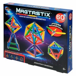 Set de construction Cra-Z-Art Magtastix Deluxe 60 Pièces (4 Unités)