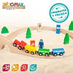 Jeu de Véhicules Woomax 40 Pièces 2 Unités 29 x 4 x 3 cm