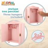 Armoire Woomax Rose Poupées 2 Unités