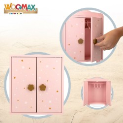 Armoire Woomax Rose Poupées 2 Unités