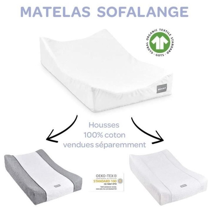 BEABA, Housse SOFALANGE - Vieux rose