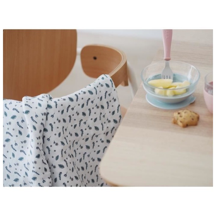 BEABA, Boîte 2 LANGES 120cm - Vieux Rose / Campagne Florale