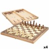 Échecs et dames Colorbaby Bois Backgammon (4 Unités)