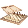 Échecs et dames Colorbaby Bois Backgammon (4 Unités)