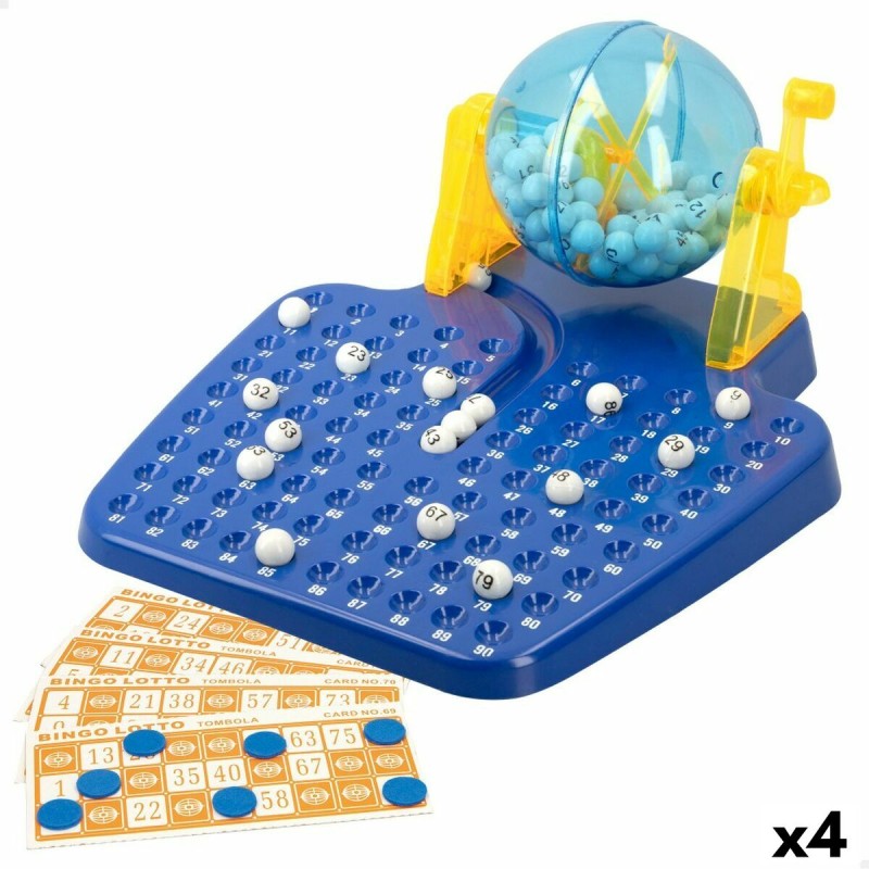 Bingo Colorbaby Bleu Plastique (4 Unités)