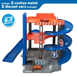 Garage Parking avec Véhicules Speed & Go 3 niveaux 52 x 42 x 44,5 cm (2 Unités)