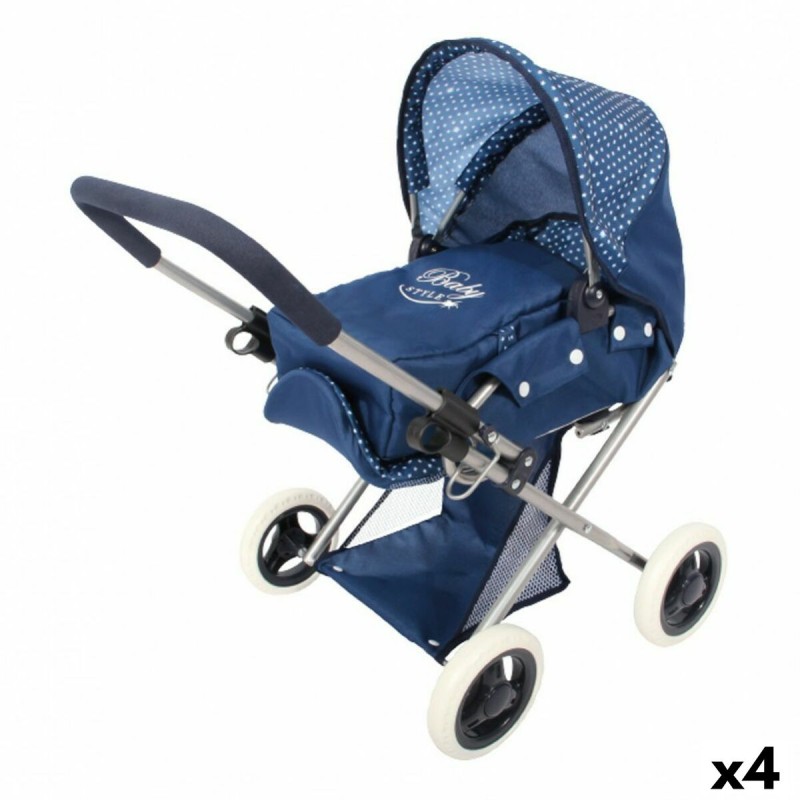 Poussette pour poupées Colorbaby 4 Unités