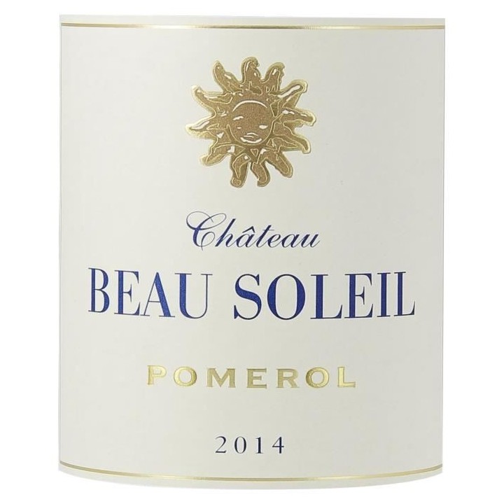 Château Beau Soleil Pomerol 2014 - Vin rouge x1
