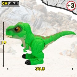 Figurine Funville T-Rex 30,5 x 19 x 8 cm Plastique (4 Unités)