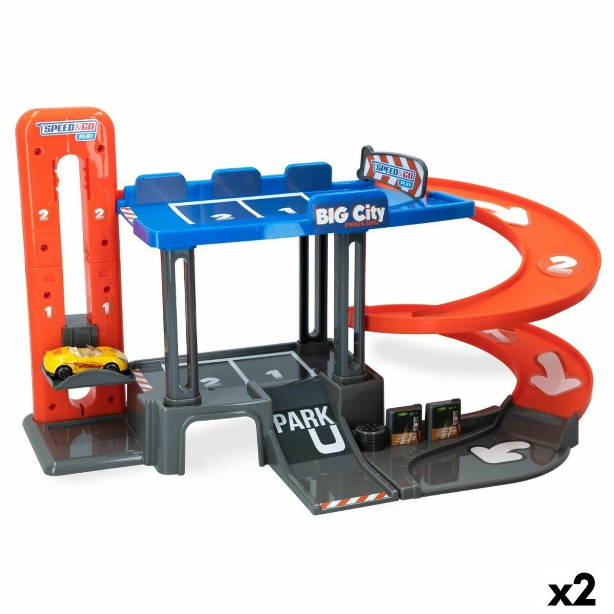 /257140/garage-parking-avec-vehicules-speed-go-2-niveaux-48-x-27-x-24-cm-2-unites.jpg