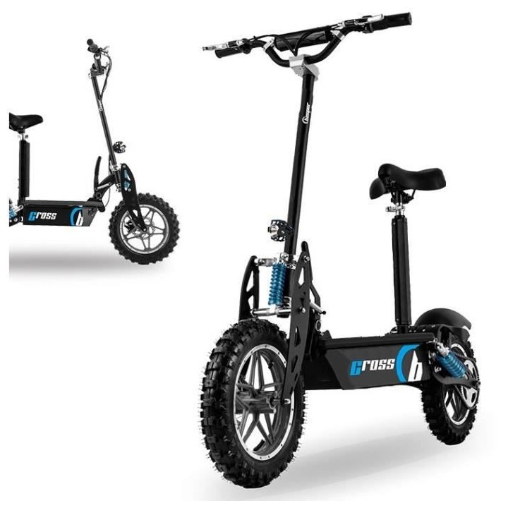 Trottinette Electrique Cross FX1600- BEEPER - Roues 14 - 1600W - Noir