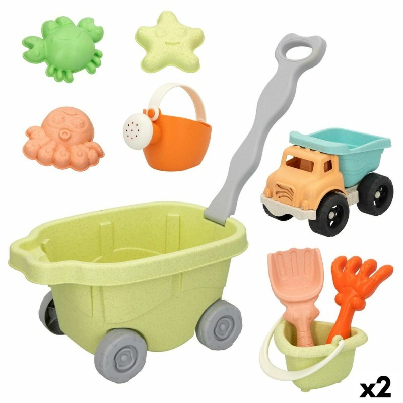 Set de jouets de plage Colorbaby 16,5 x 11 x 11 cm (2 Unités)