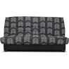 Banquette Clic-clac Beija - Tissu chevrons A111 - Couchage 128 x 188 x 14 cm - B