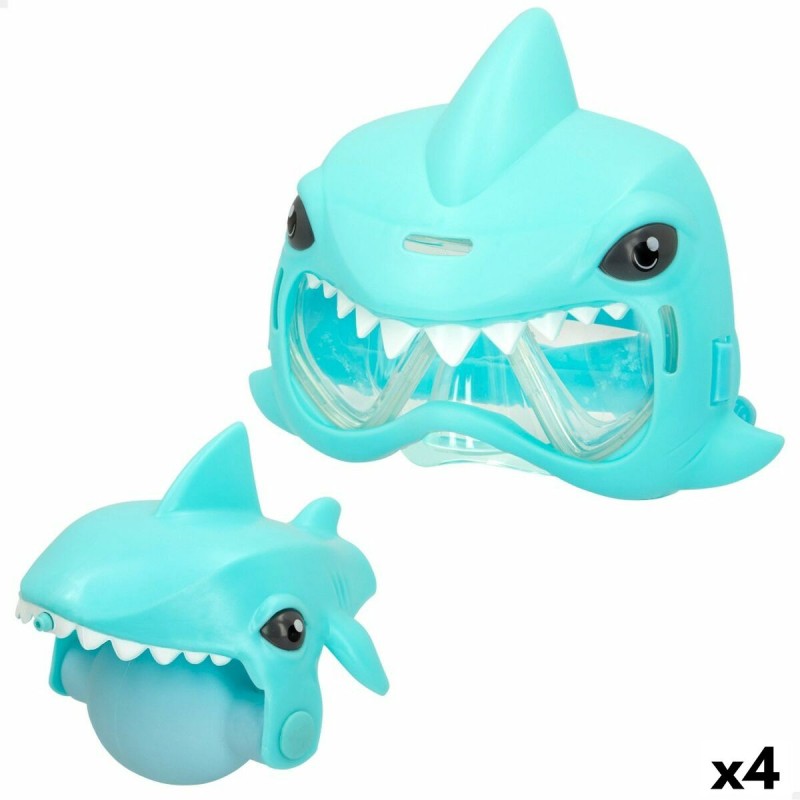 Jeu de pistolet à eau et masque de plongée Eolo Requin 18 x 15 x 8,5 cm (4 Unités)