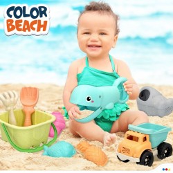 Set de jouets de plage Colorbaby 19,5 x 10 x 19,5 cm (4 Unités)