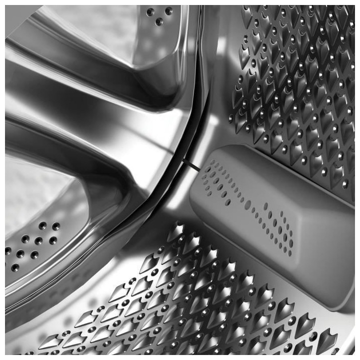 Lave-linge hublot BEKO WM1015CHS - 10 kg - Induction - 1200 trs/min -