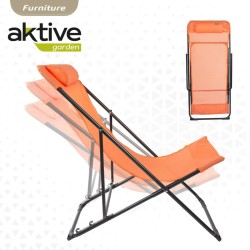 Hamac pliant Aktive Orange 52 x 87 x 77 cm (4 Unités)