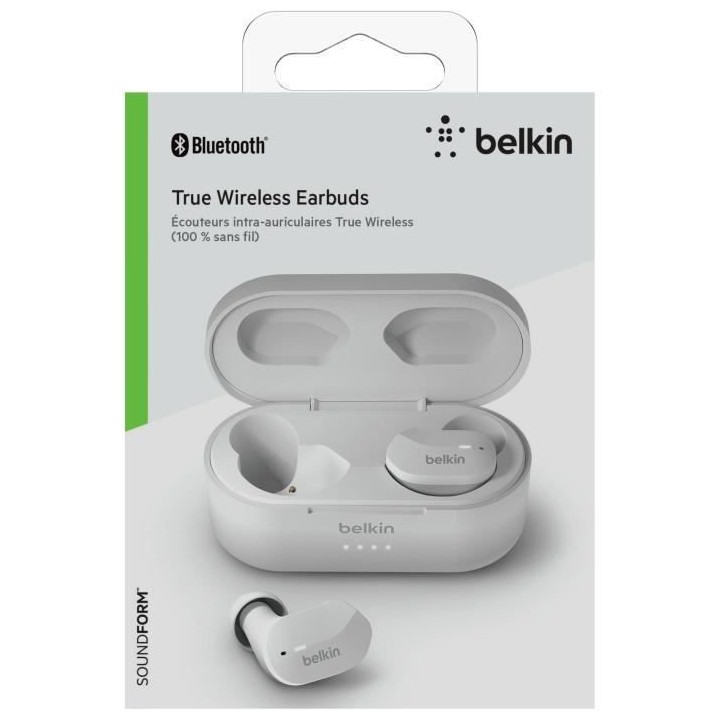 BELKIN SOUNDFORM™ - Écouteurs sans fil Bluetooth True Wireless - IP