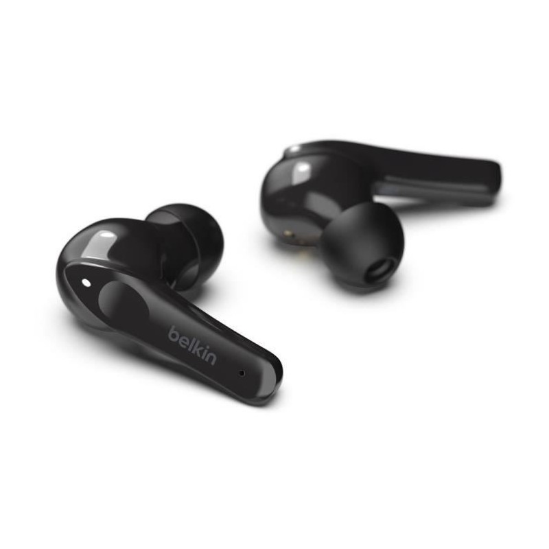 BELKIN SOUNDFORM™ Move Plus Écouteurs sans fil True Wireless - Etui de recharge sans fil - IPX5 - 5h autonomie - 3 embouts -