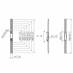 Support de TV Vogel's PFS 3208