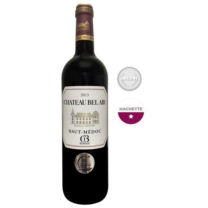 Château Bel Air 2013 Haut Médoc Cru Bourgeois - Vin rouge de Bordeau