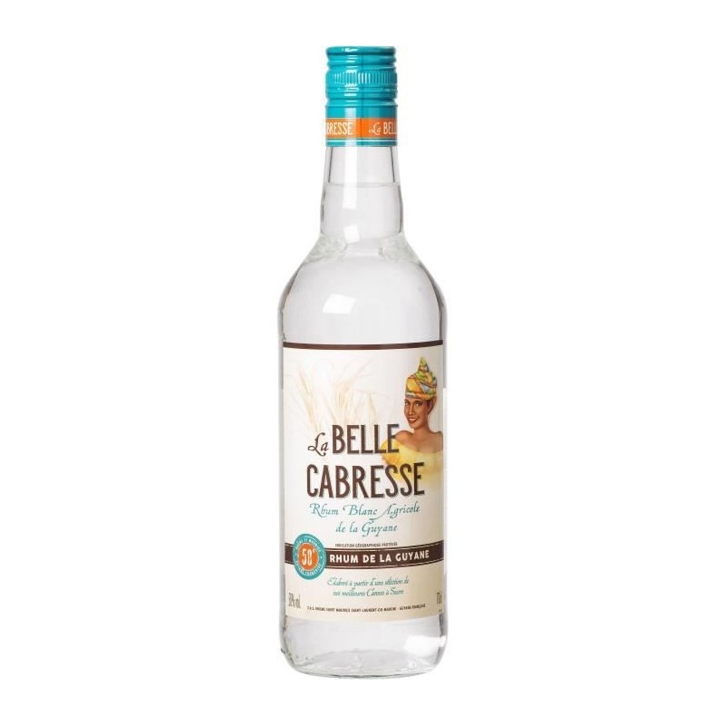 Rhum Blanc 50° 70cl Belle Cabresse