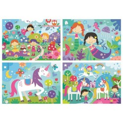 Set de 4 Puzzles Educa...