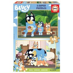 Set de 2 Puzzles Bluey 16...