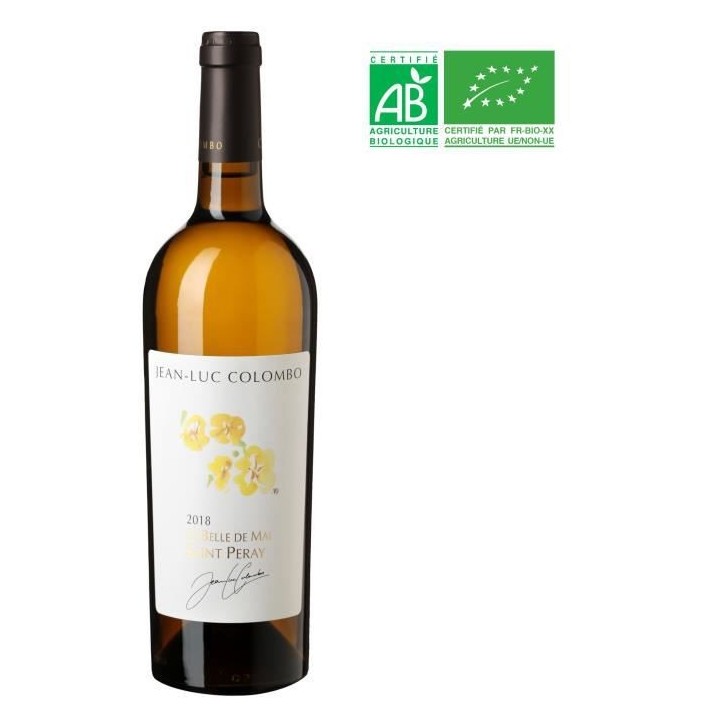 Jean Luc Colombo La Belle de Mai 2018 Saint-Peray - Vin blanc de la Va