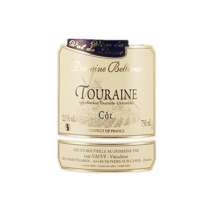 Domaine Bellevue 2018 Touraine - Vin rouge du Val de Loire