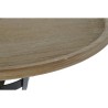 Table d'appoint DKD Home Decor Sapin Noir Métal 60 x 60 x 63,5 cm