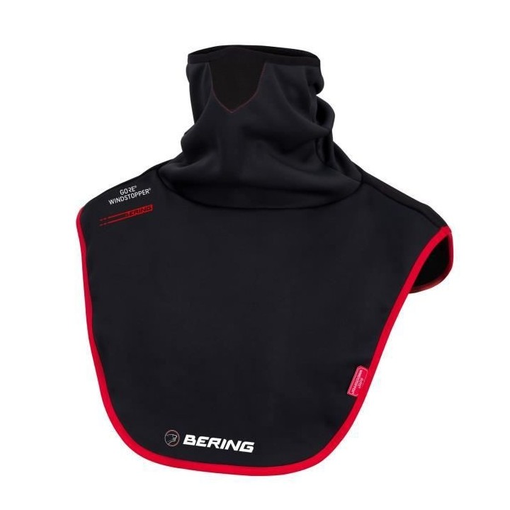 BERING Tour de cou Maxi Tube Windstopper - Noir et rouge