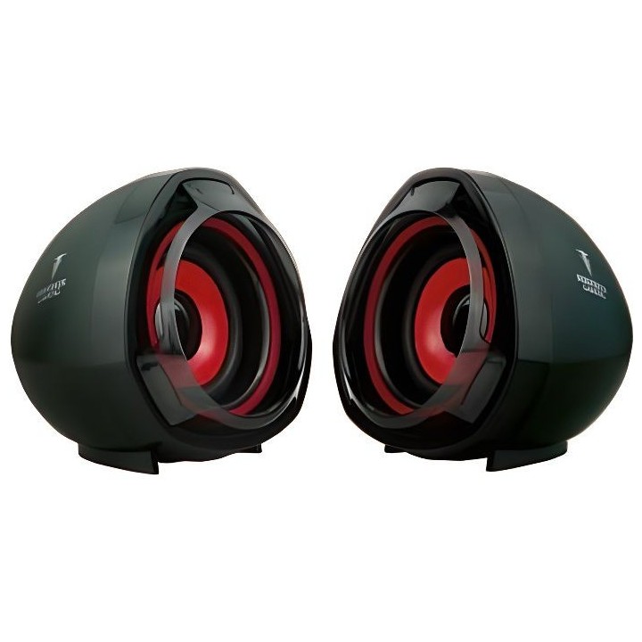 BERSERKER Haut-parleurs HATI Rouge/Noir