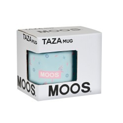 Tasse mug Moos Garden Céramique Turquoise 350 ml