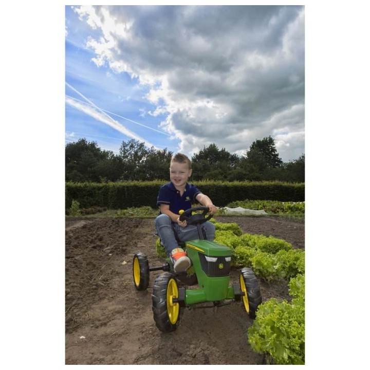BERG Kart a pédales Buzzy John Deere - Tracteur pour Enfant Mountain