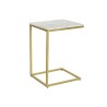 Table d'appoint DKD Home Decor 40 x 46 x 65 cm Doré Blanc Marbre Fer