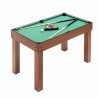 Table multi-jeux 120 x 80 x 61 cm 3-en-1