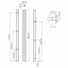 Tuyau de connexion Vogels 7227180 1,8 m