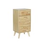 Caisson à Tiroirs DKD Home Decor Naturel Bois d'hévéa Bois de paulownia Bois MDF 40 x 30 x 78 cm