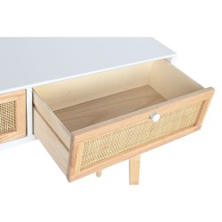 Console DKD Home Decor Blanc Bois de paulownia 100 x 30 x 78 cm