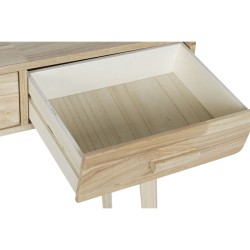 Console DKD Home Decor Naturel Bois d'hévéa Bois MDF 80 x 30 x 74 cm