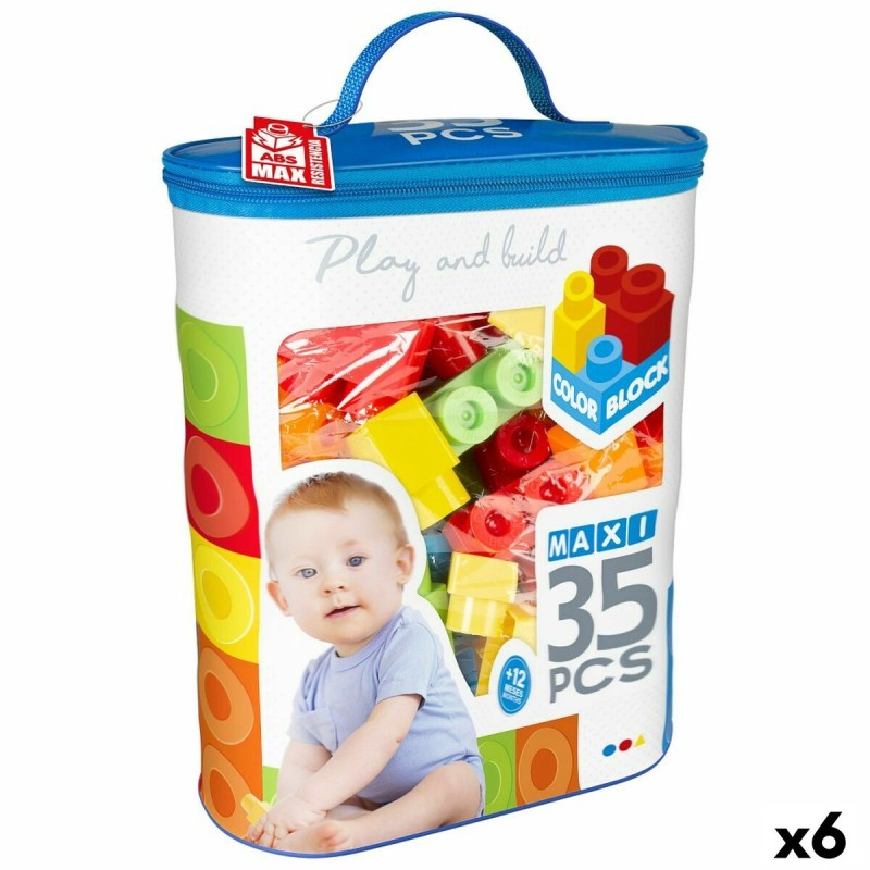 Set de construction Color Block Basic Sac 35 Pièces (6 Unités)