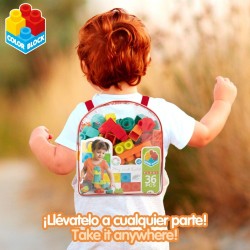 Set de construction Color Block Sac 36 Pièces (6 Unités)