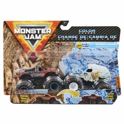 Lot de 2 Véhicules Monster Jam 6044943 Métal 1:64