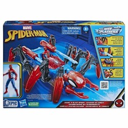 Jeu de Véhicules Spiderman Crawl N' Blast Spider Lanceur de projectiles 10 cm