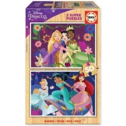 Set de 2 Puzzles Princesses...