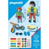 Playset Playmobil City Life - Paramedic with Patient 71245 15 Pièces