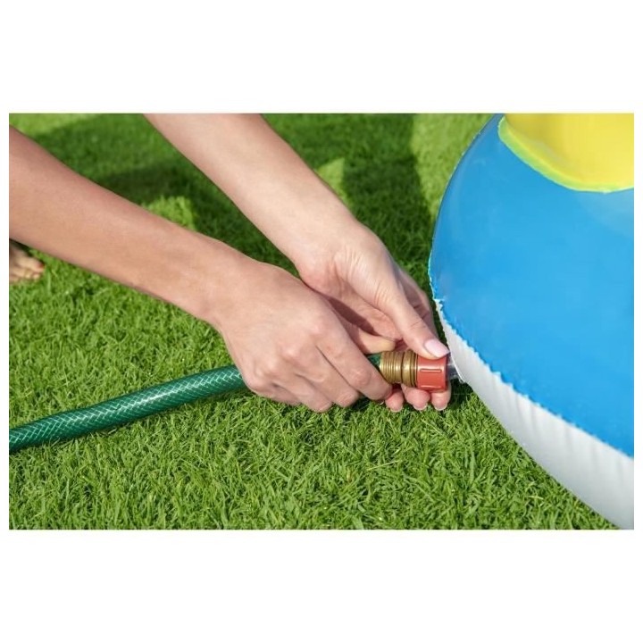 BESTWAY Aire de jeux avec pataugeoire Rainbow 'n Shine 257 x 145 x 91