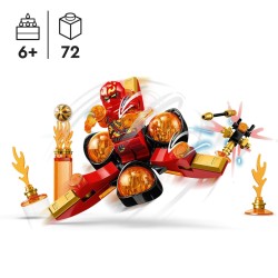 Playset Lego Ninjago Kai Dragon Power: Tornado Spinjitzu 71777 72 Pièces