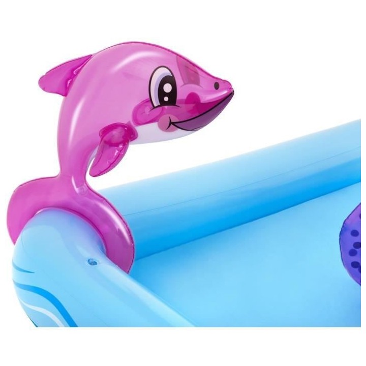 BESTWAY Aire de jeux pataugeoire Fantastic Aquarium 239 x 206 x 86 cm